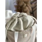 Brittas Aurora 03 bézs válltáska oldalnézet